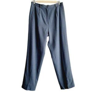 NYGARD Collection Classic Dress Pants Navy Petites Sz 14